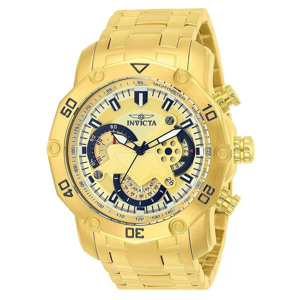 NWT Invicta 22761 Pro Diver | Multifunction | Gold | Men's Watch